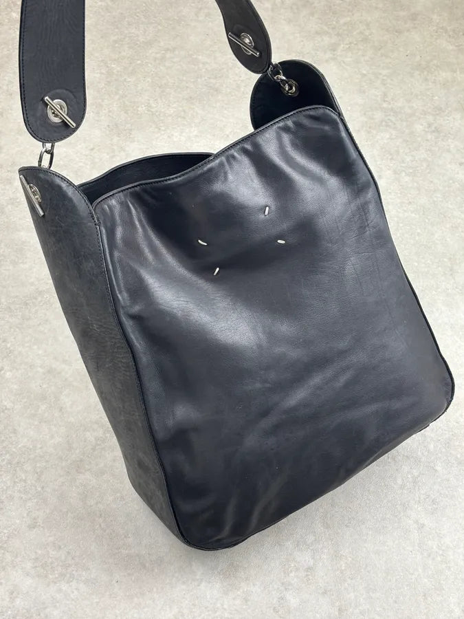 SS2011 Maison Margiela Week-end Hybrid Leather Signature Bag RZylHGm 17