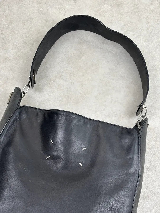 SS2011 Maison Margiela Week-end Hybrid Leather Signature Bag RZylHGm 3