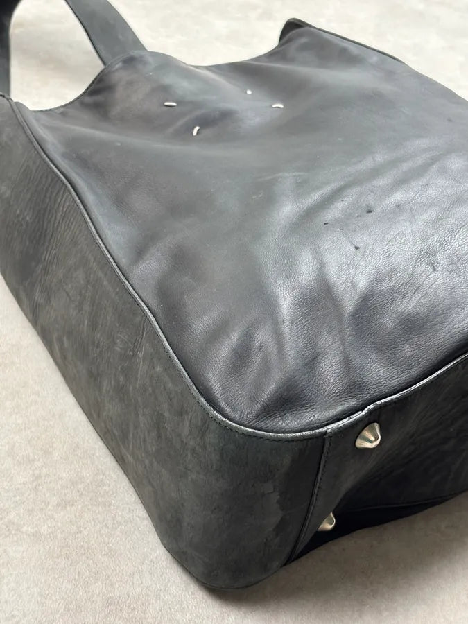 SS2011 Maison Margiela Week-end Hybrid Leather Signature Bag RZylHGm 9