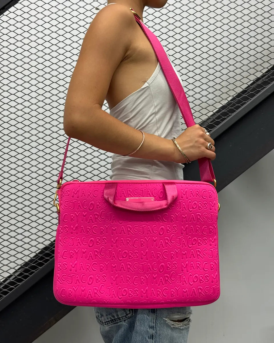 Marc by Marc Jacobs Fuchsia Laptop Bag xoebIYf 0