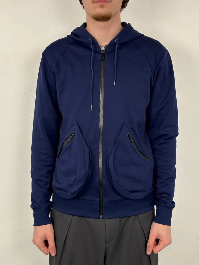 Marc Jacobs Navy Extra Pockets Zip-up Hoodie ojtDtMY 1