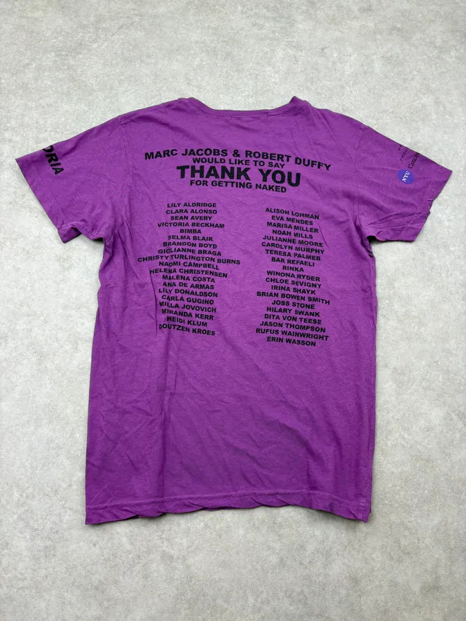 AW2012 Marc Jacobs Purple Protect The Skin T-Shirt jhohHyl 5