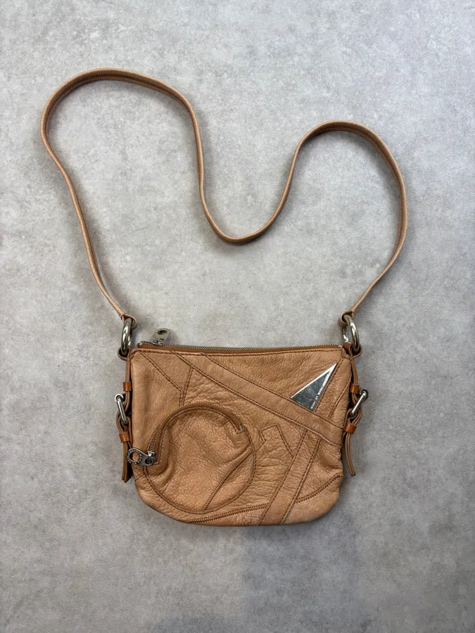 Marc Jacobs Beige Leather Quilted Shoulder Bag slbNBCK 0