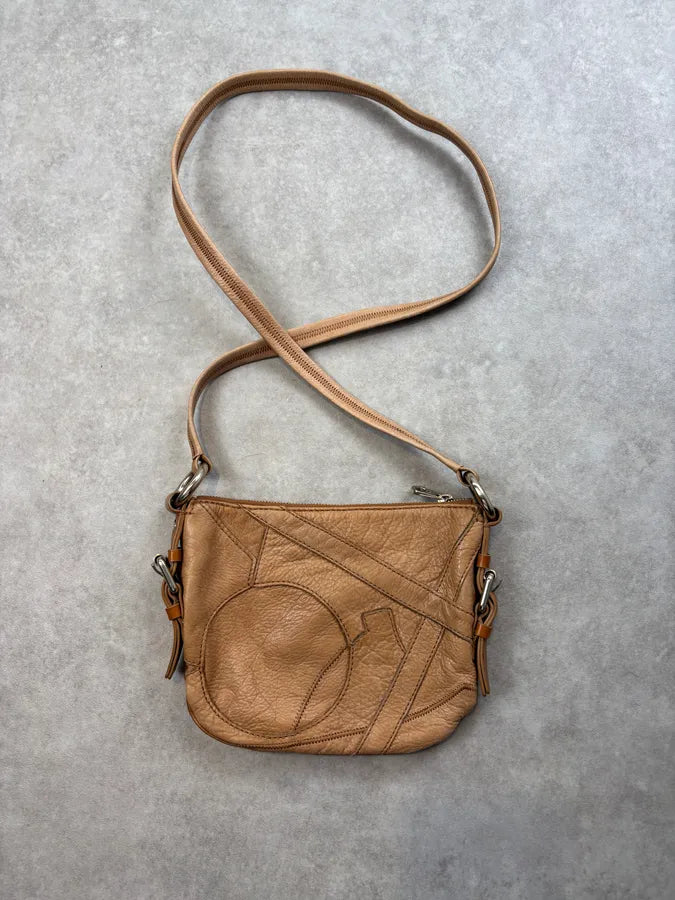 Marc Jacobs Beige Leather Quilted Shoulder Bag slbNBCK 5