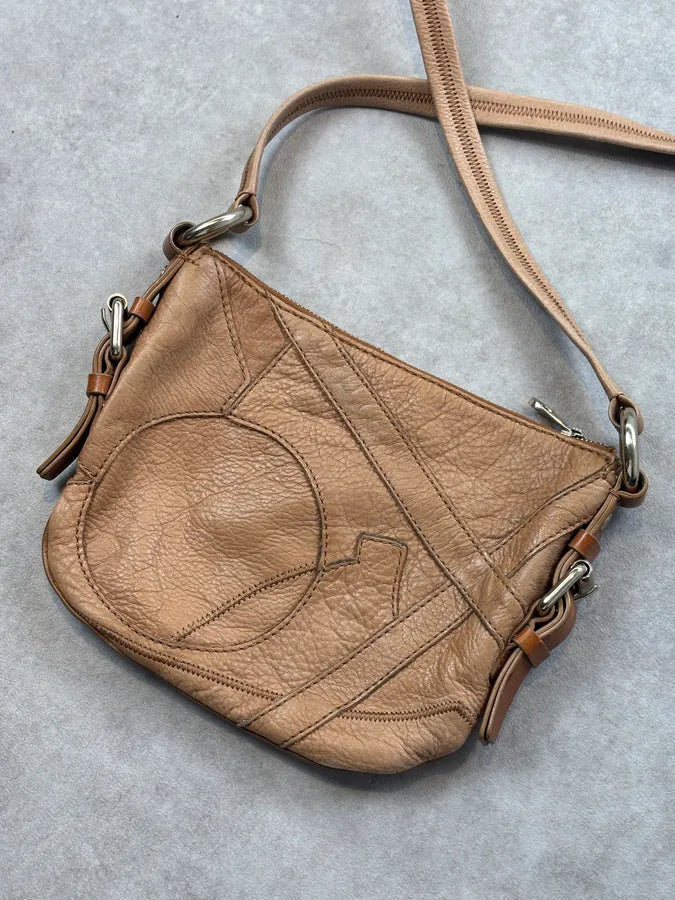 Marc Jacobs Beige Leather Quilted Shoulder Bag slbNBCK 6