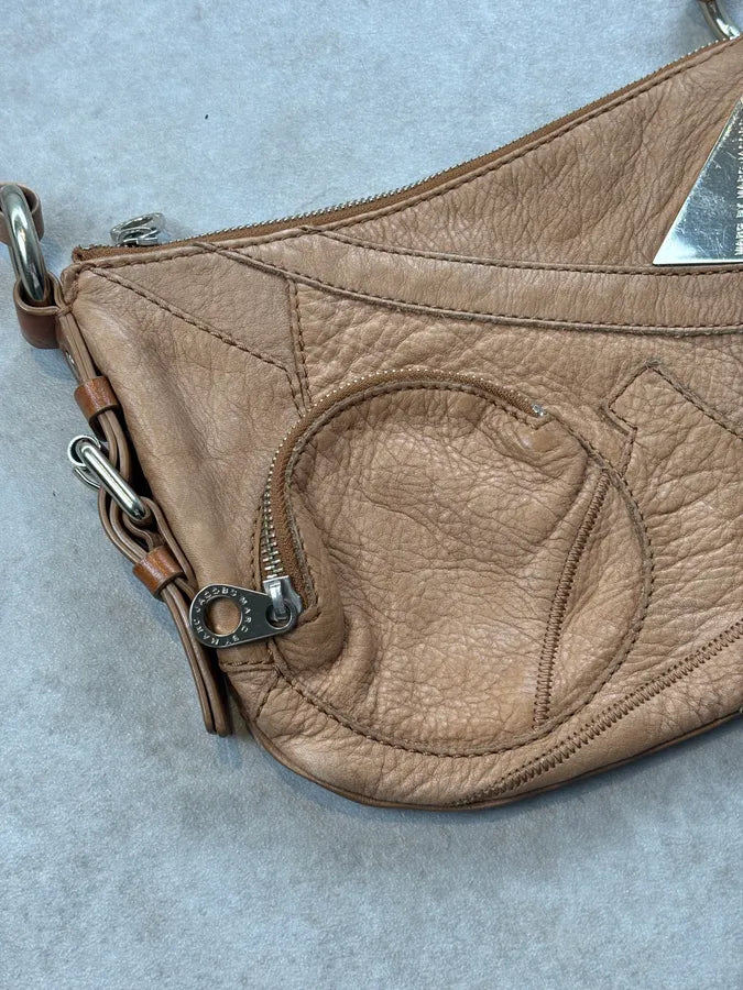 Marc Jacobs Beige Leather Quilted Shoulder Bag slbNBCK 4