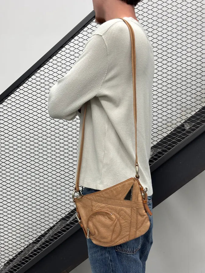 Marc Jacobs Beige Leather Quilted Shoulder Bag slbNBCK 1