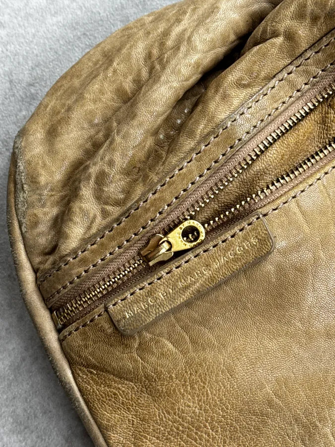 Marc Jacobs Beige Textured Multi-Zips Handle Bag poLTrNK 7