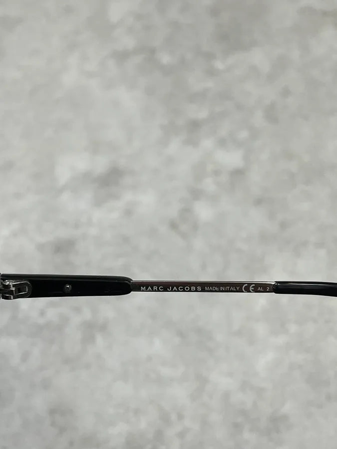 Marc Jacobs Black Aviator Sunglasses Acetate Metal Bridge tsZlPvV 12