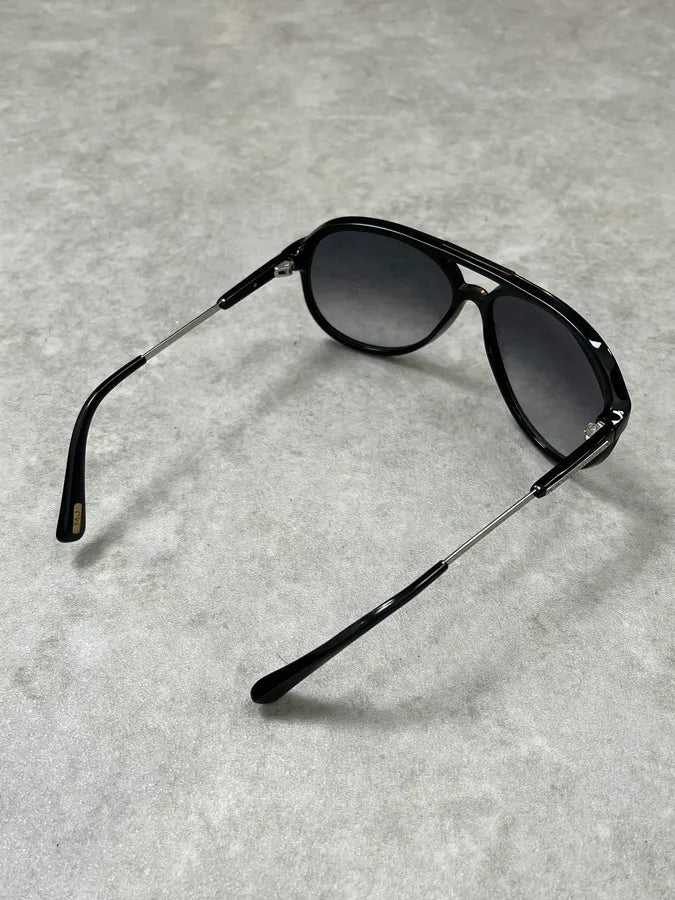 Marc Jacobs Black Aviator Sunglasses Acetate Metal Bridge tsZlPvV 7