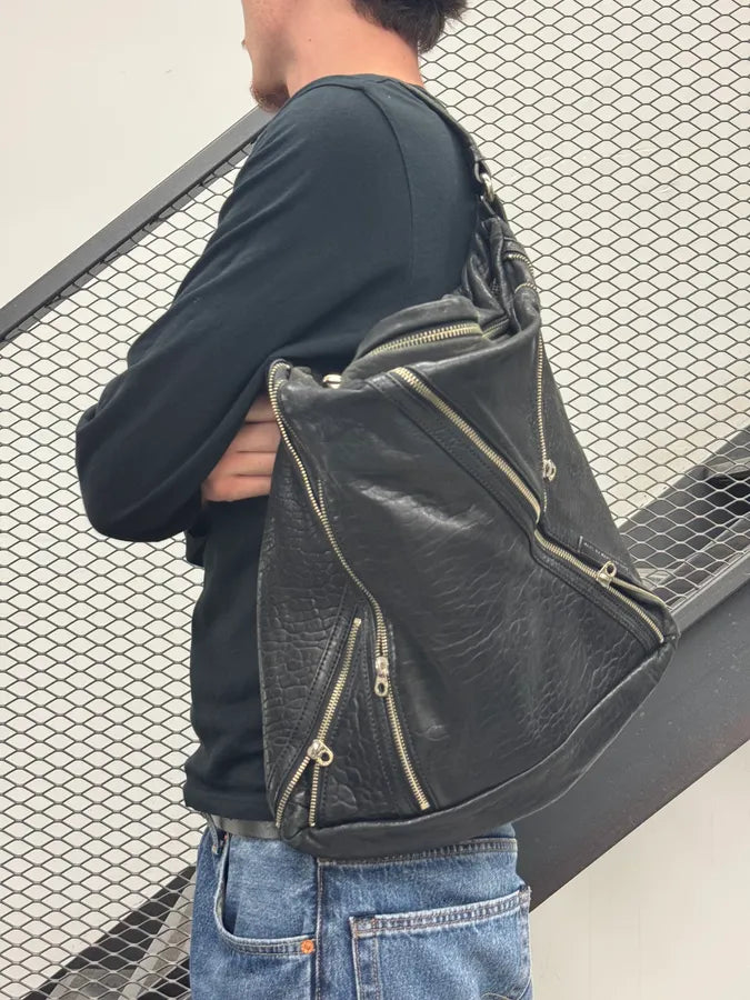 Marc Jacobs Black Leather Multi-Zip Shoulder Bag yjnZeSt 2