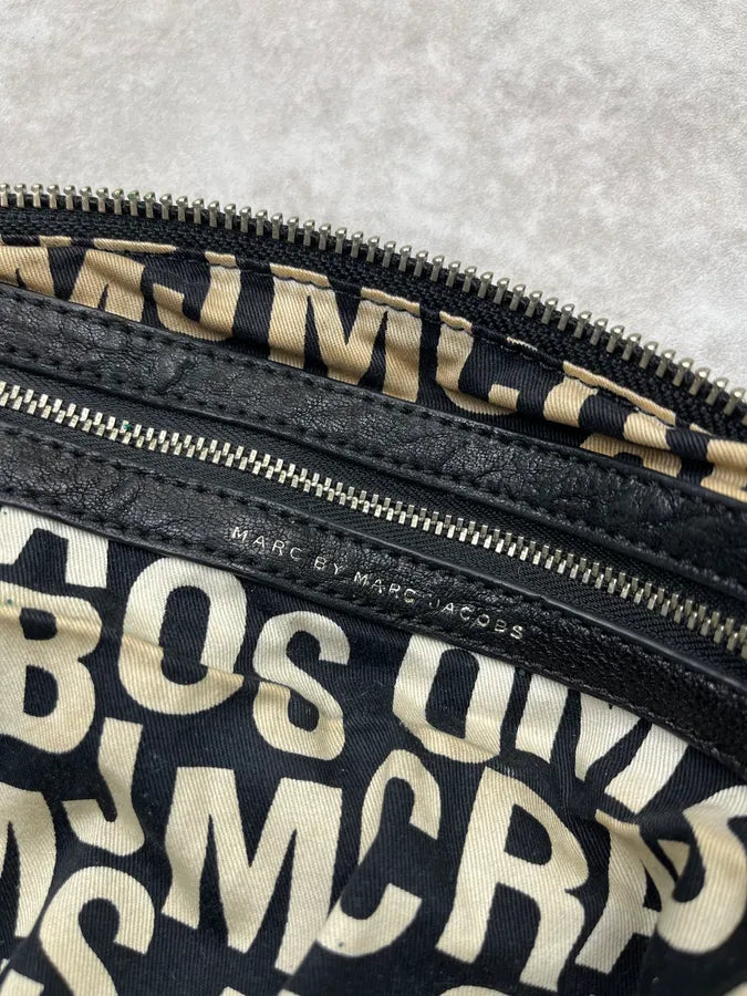 Marc Jacobs Black Leather Multi-Zip Shoulder Bag yjnZeSt 6