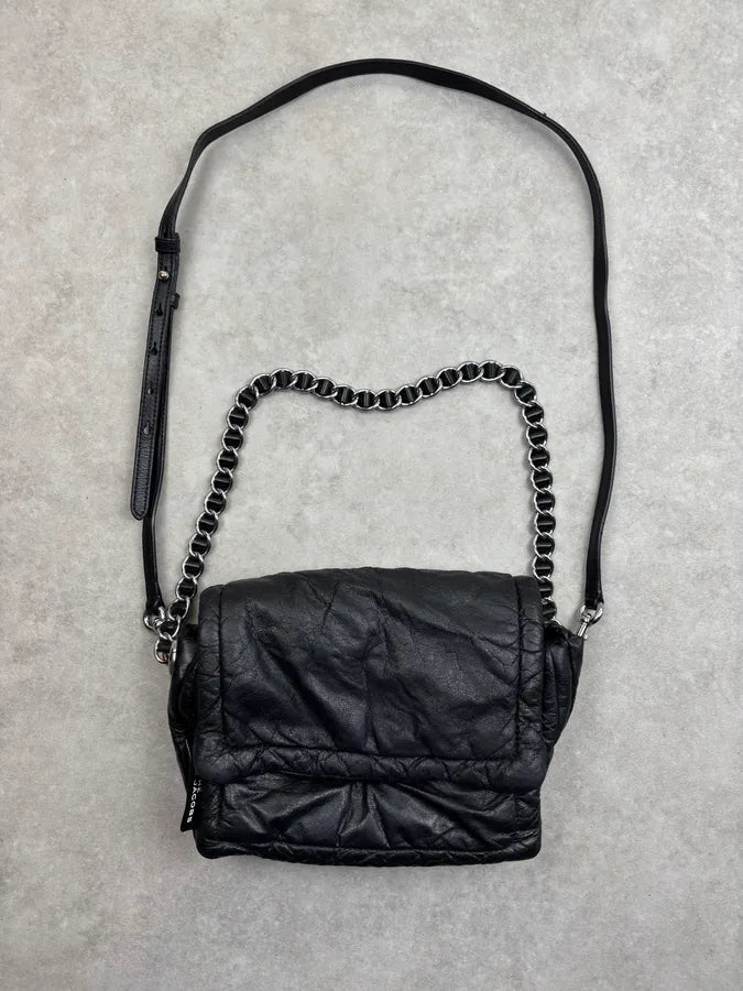 Marc Jacobs Black Leather Shoulder Bag ElGJmXb 0