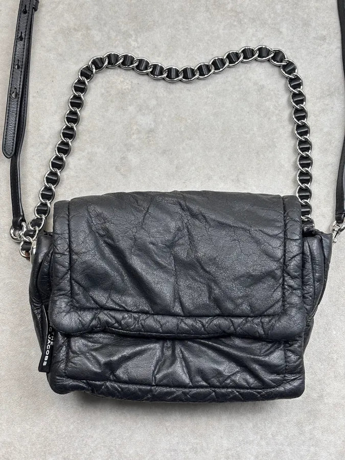 Marc Jacobs Black Leather Shoulder Bag ElGJmXb 3