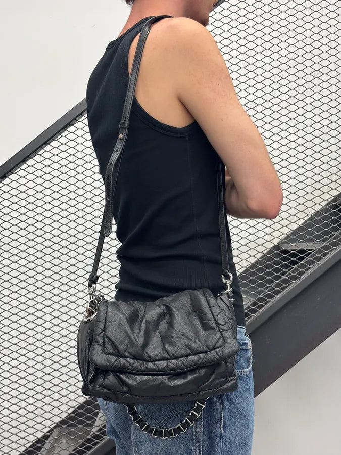 Marc Jacobs Black Leather Shoulder Bag ElGJmXb 2