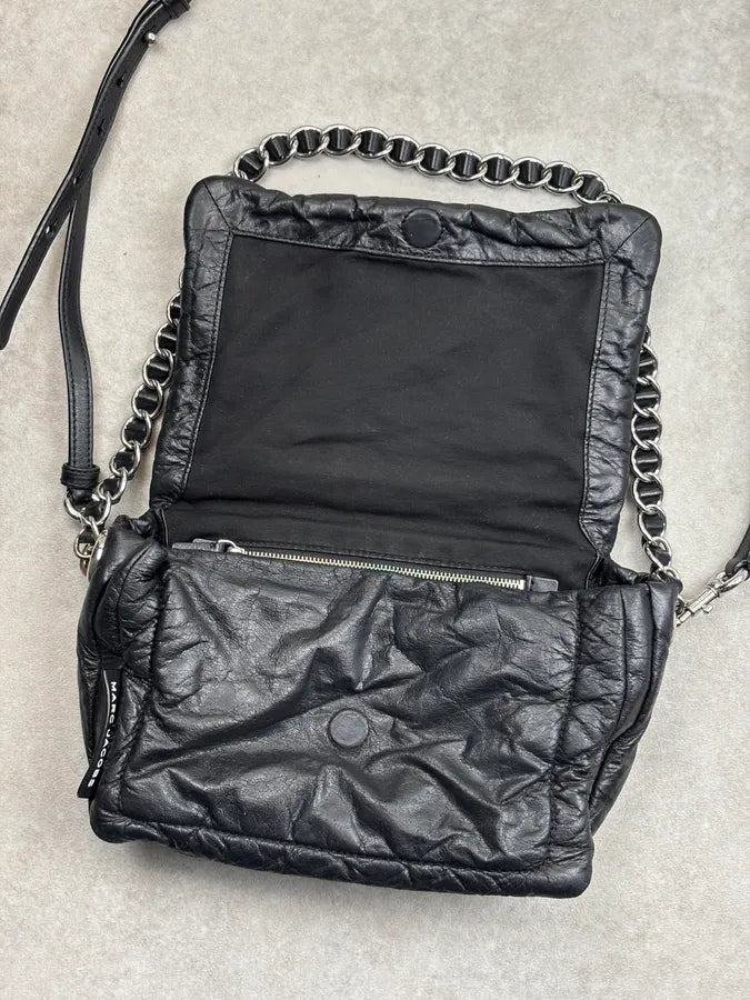 Marc Jacobs Black Leather Shoulder Bag ElGJmXb 11