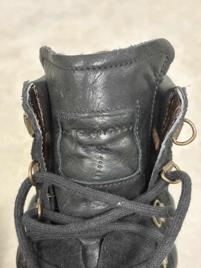 Marc Jacobs Black Quilted High-Top Leather Sneaker xSImCzO 7