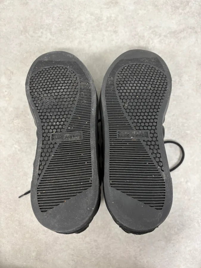 Marc Jacobs Black Quilted High-Top Leather Sneaker xSImCzO 8
