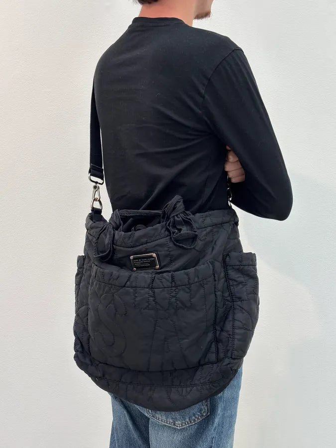 Marc Jacobs Black Quilted Nylon Bag CahZIfv 3