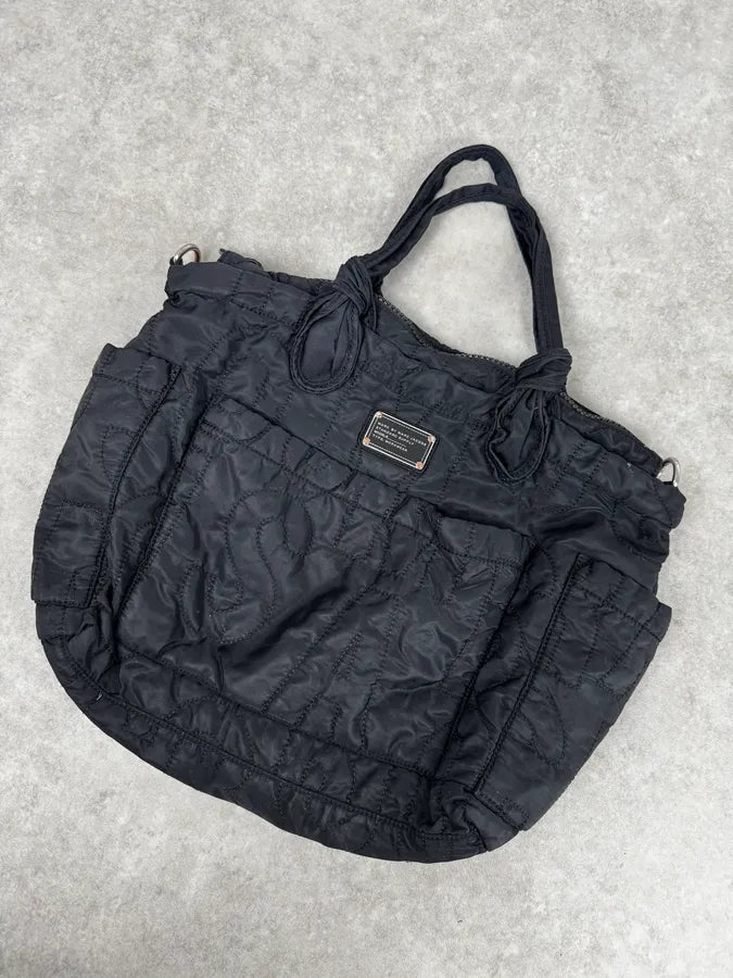 Marc Jacobs Black Quilted Nylon Bag CahZIfv 4