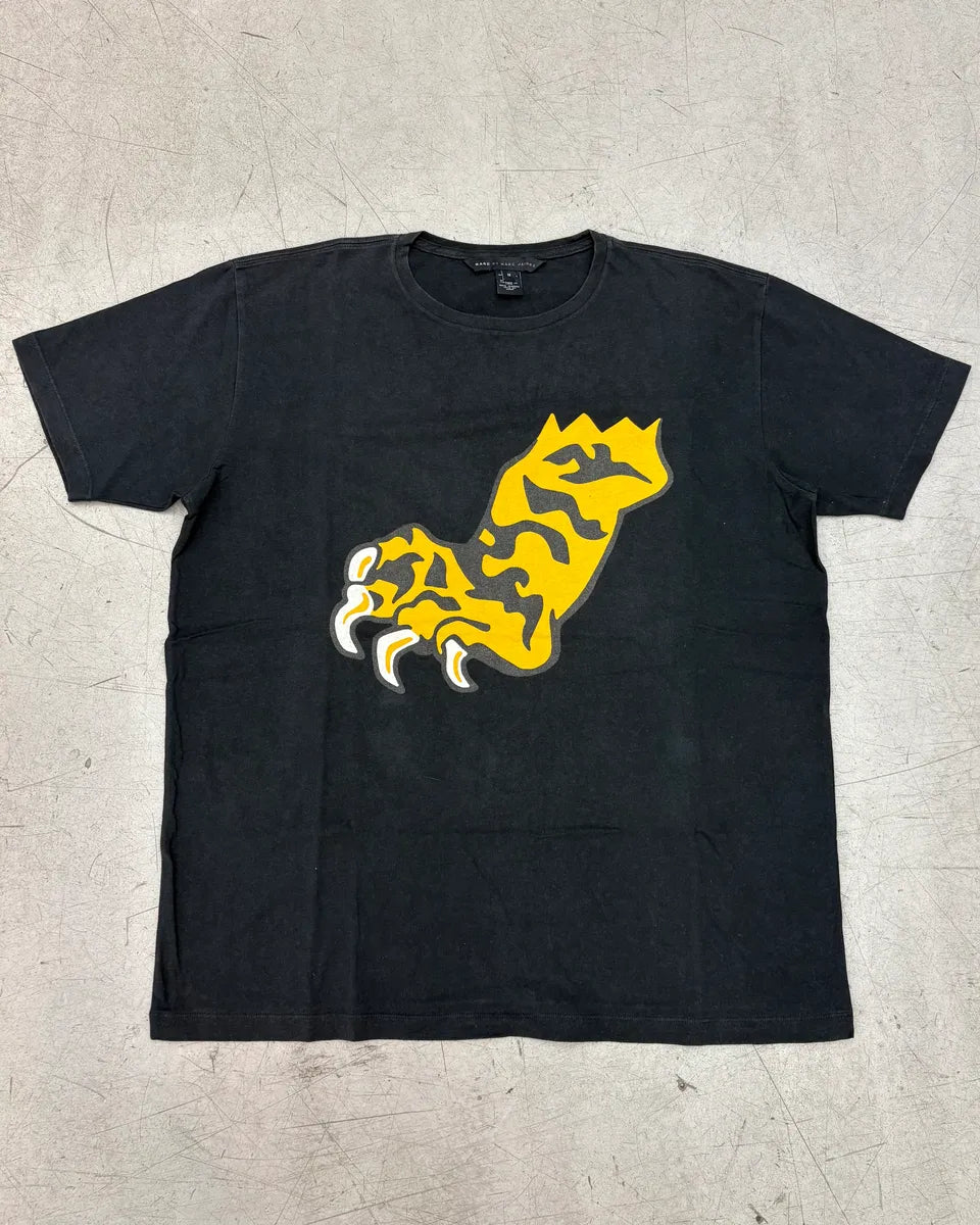 Marc Jacobs Black Tiger Paw T-Shirt yfIaNkJ 0