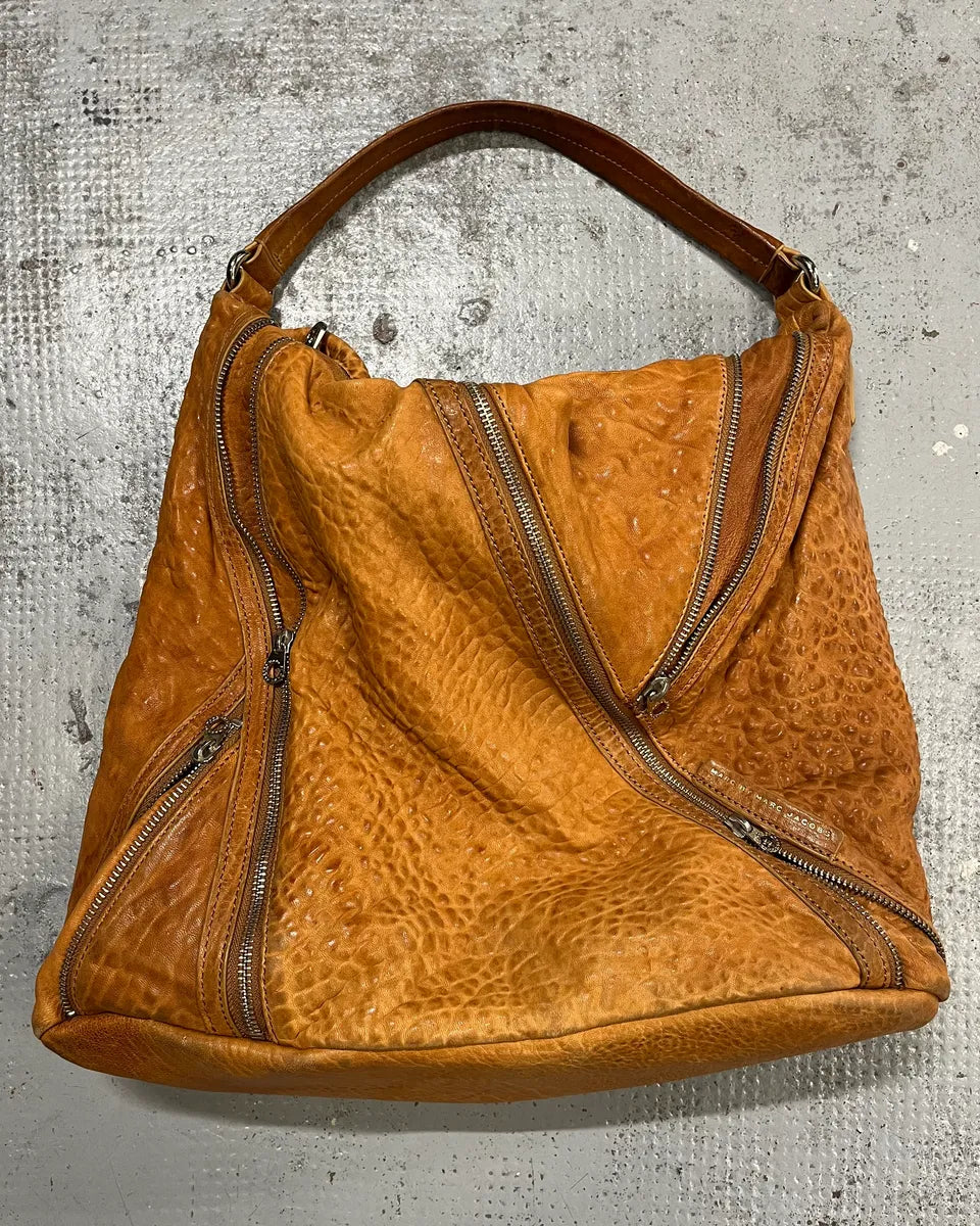 Marc Jacobs Camel Leather Multi-Zip Handle Bag myJCKyQ 1