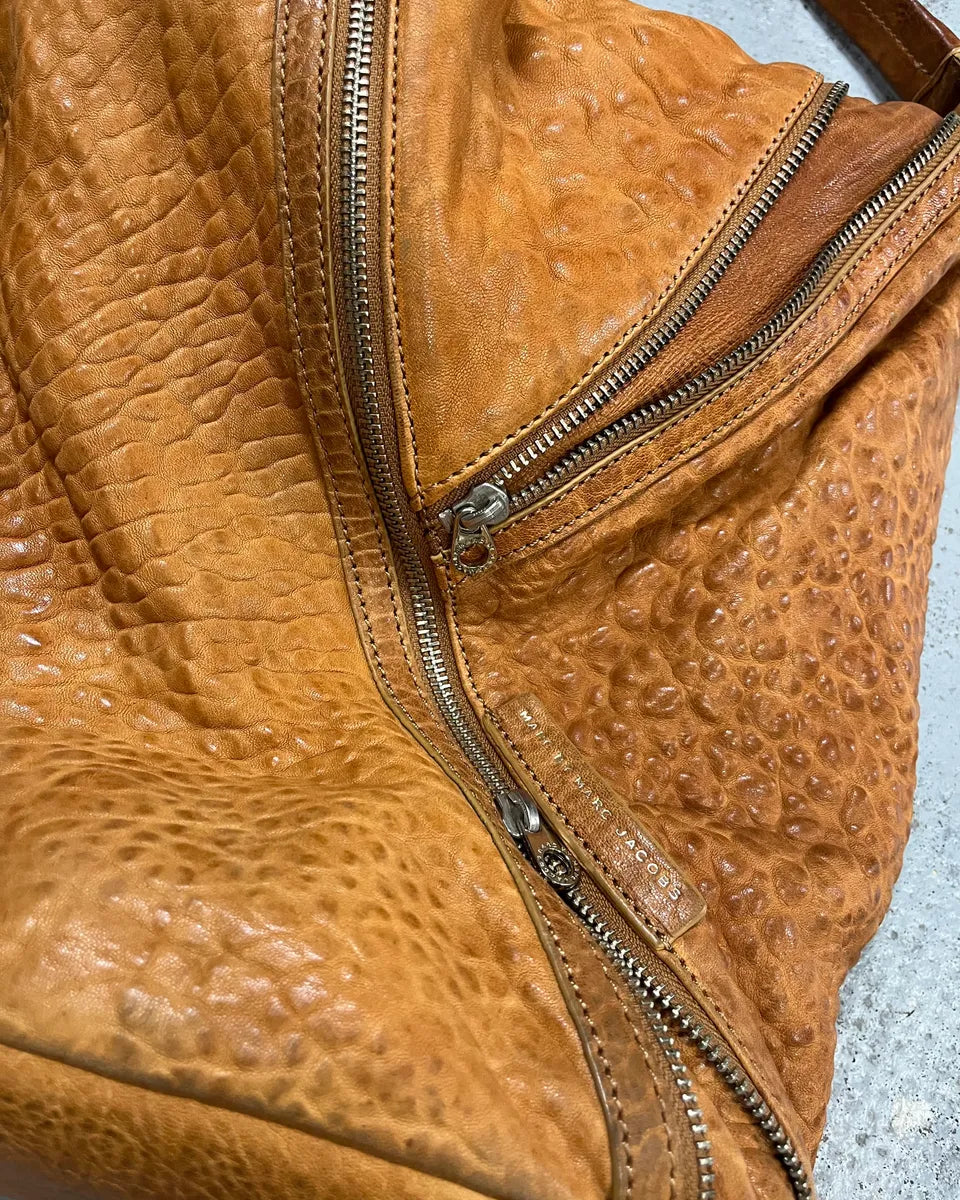 Marc Jacobs Camel Leather Multi-Zip Handle Bag myJCKyQ 7