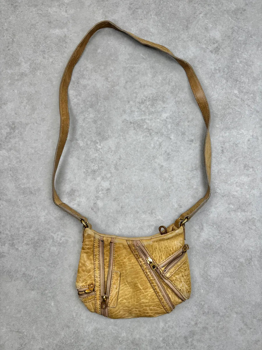 Marc Jacobs Camel Multi-Zip Crossbody Leather Bag gDQoVGz 2