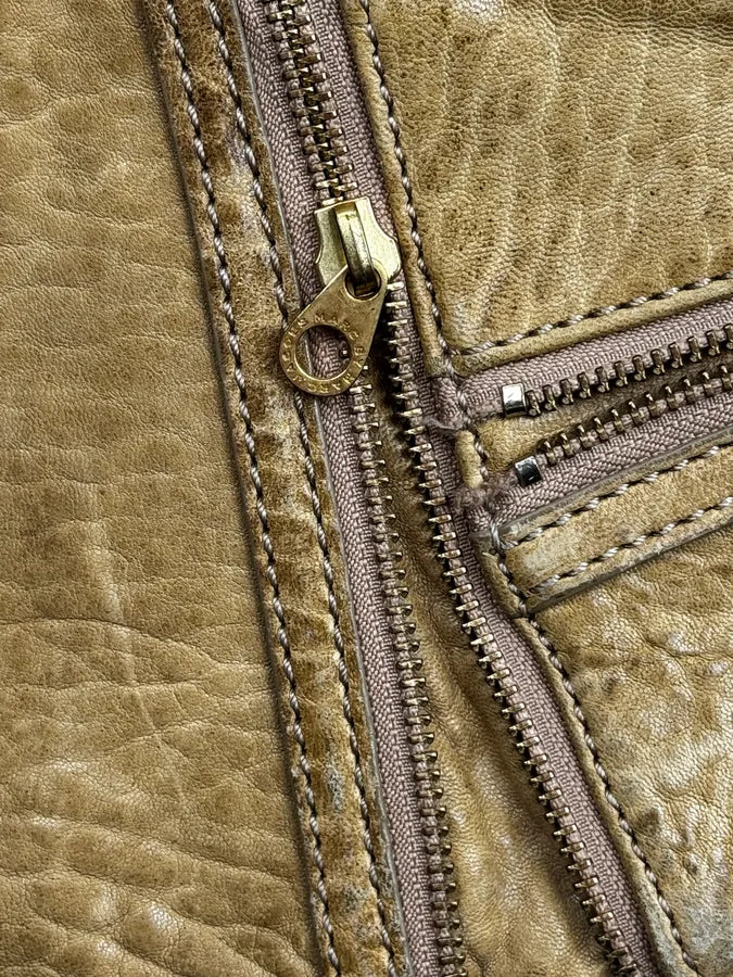 Marc Jacobs Camel Multi-Zip Crossbody Leather Bag gDQoVGz 8