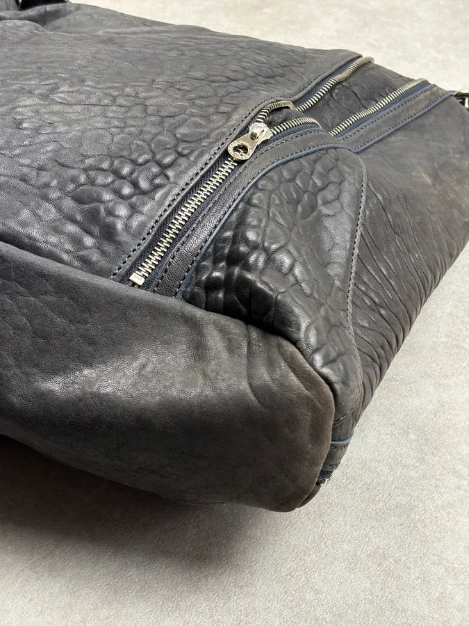Marc Jacobs Dark Grey Leather Multi-Pocket Shoulder Bag SOAgDWR 15