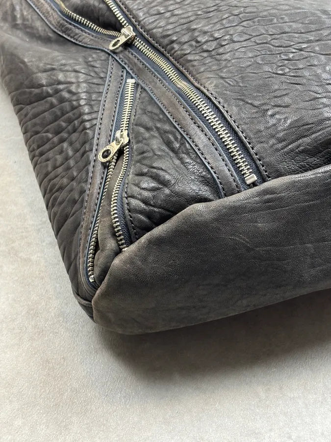Marc Jacobs Dark Grey Leather Multi-Pocket Shoulder Bag SOAgDWR 8