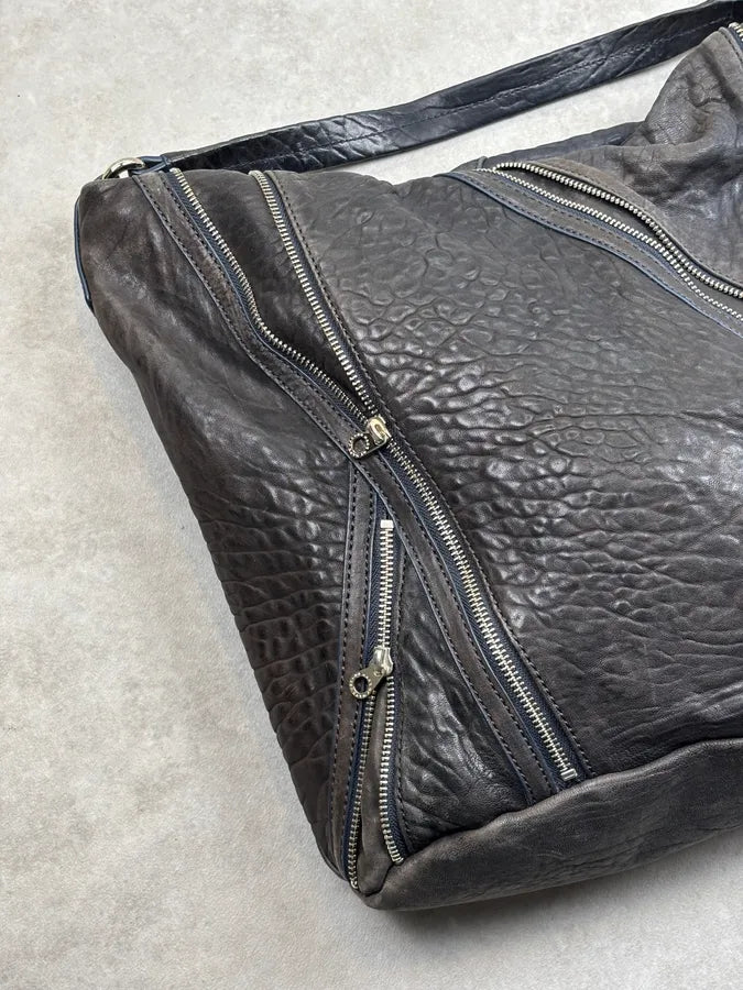 Marc Jacobs Dark Grey Leather Multi-Pocket Shoulder Bag SOAgDWR 5