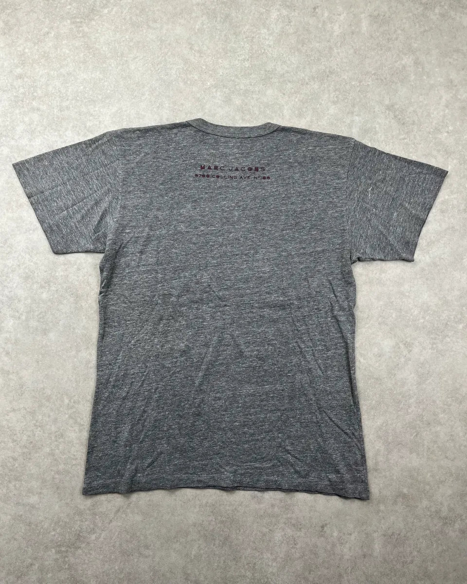 Marc Jacobs Grey Collins Ave Relaxed T-Shirt IcEuBdn 3