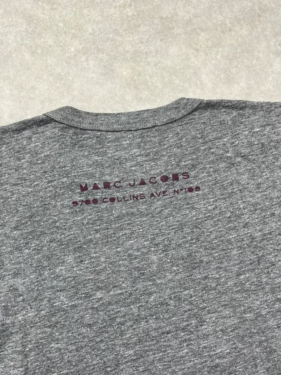 Marc Jacobs Grey Collins Ave Relaxed T-Shirt IcEuBdn 5