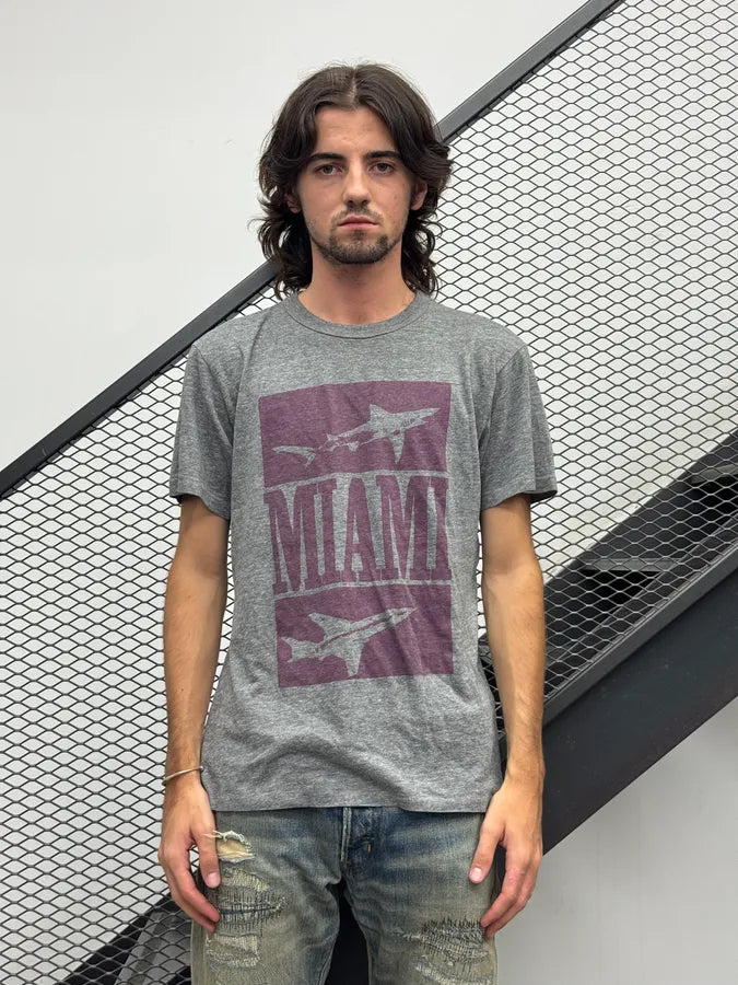 Marc Jacobs Grey Collins Ave Relaxed T-Shirt IcEuBdn 1
