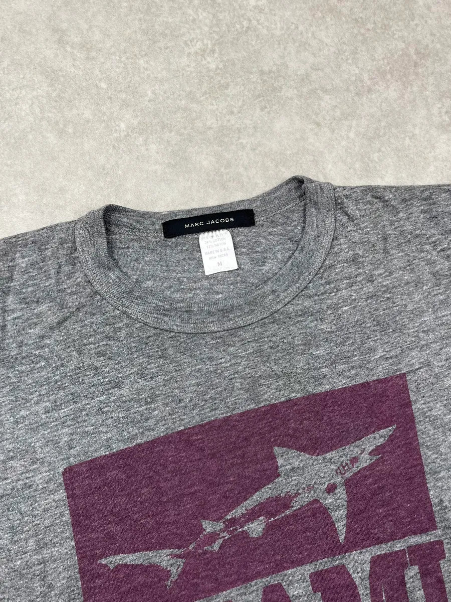 Marc Jacobs Grey Collins Ave Relaxed T-Shirt IcEuBdn 4