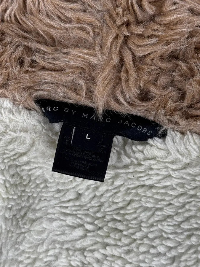 Marc Jacobs Grey Napoleon Fur Buttoned Hooded Sweater  izGUhrl 11