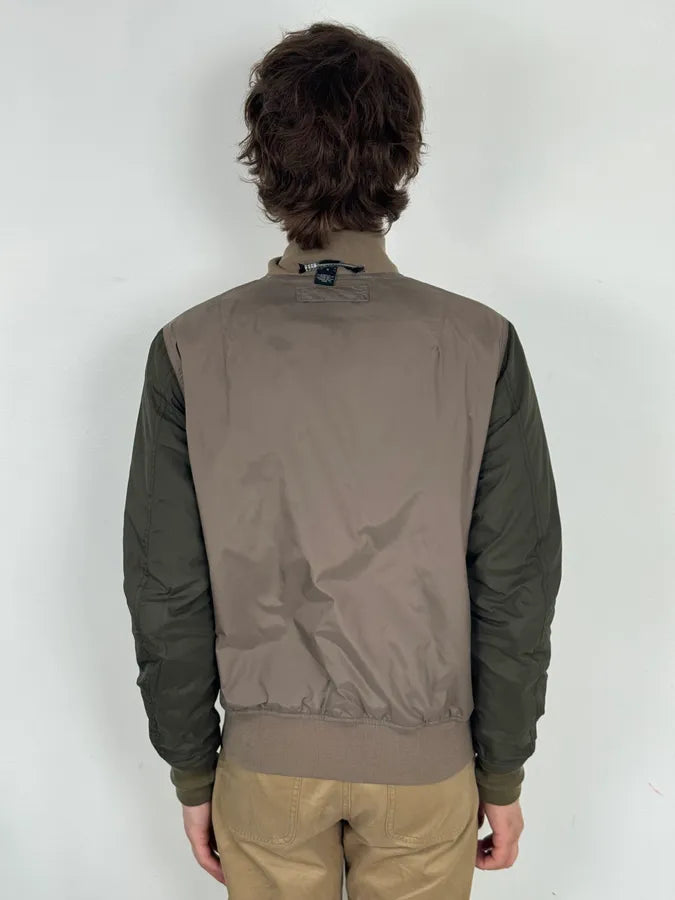 Marc Jacobs Reversible Beige Nylon Quilted Bomber Jacket kgOIbQI 5