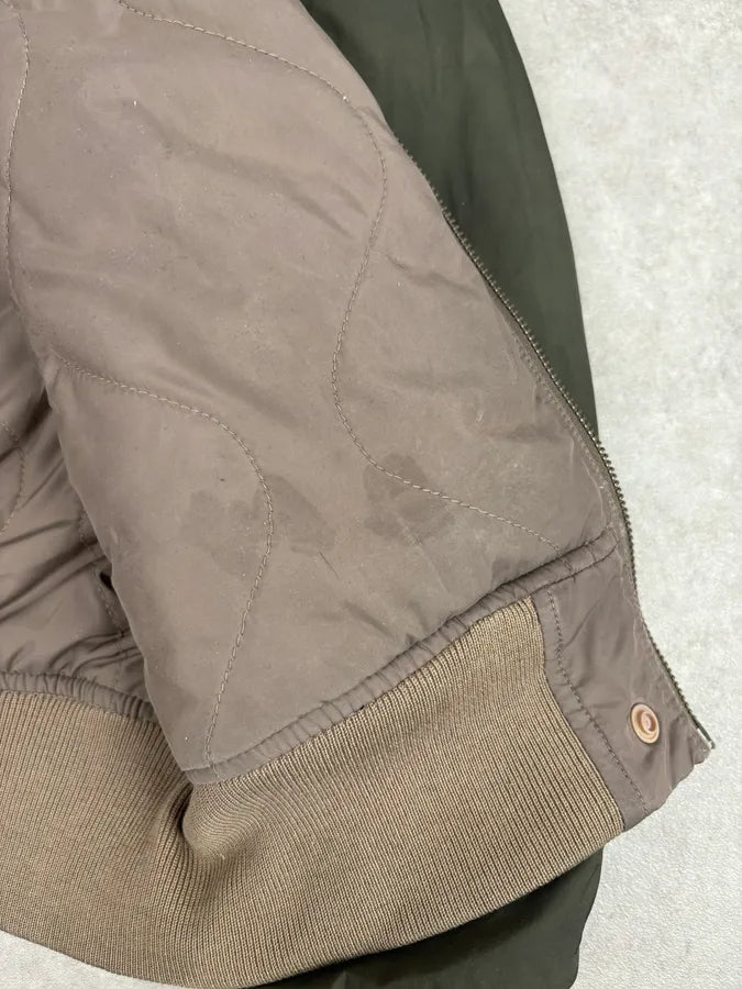 Marc Jacobs Reversible Beige Nylon Quilted Bomber Jacket kgOIbQI 13