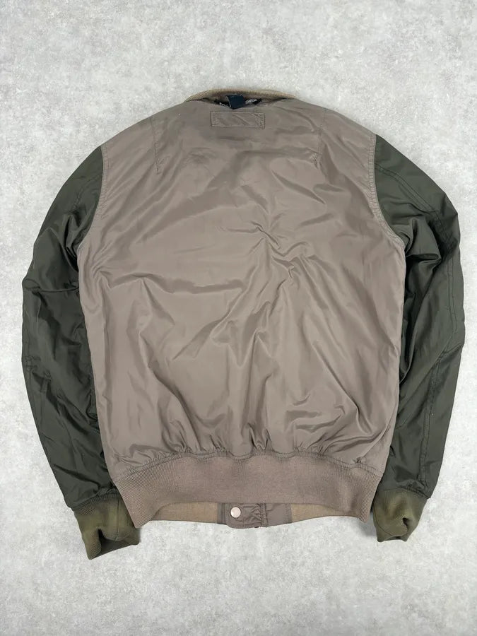 Marc Jacobs Reversible Beige Nylon Quilted Bomber Jacket kgOIbQI 9