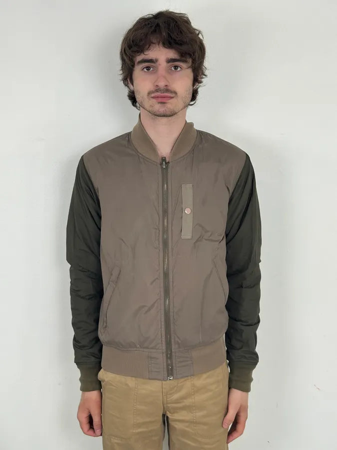 Marc Jacobs Reversible Beige Nylon Quilted Bomber Jacket kgOIbQI 4
