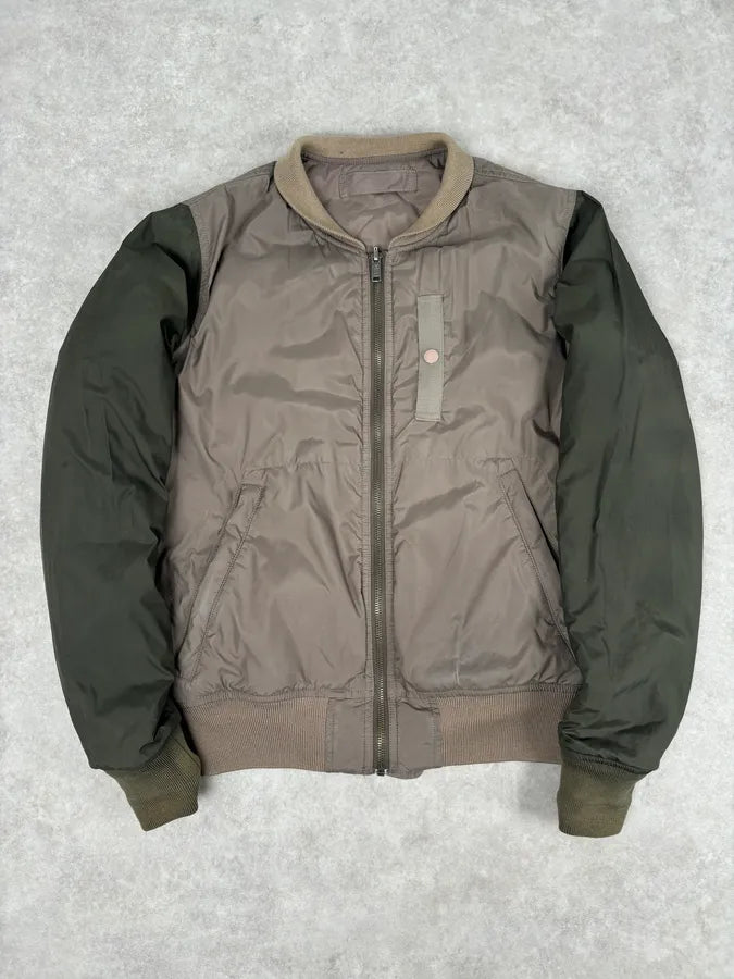 Marc Jacobs Reversible Beige Nylon Quilted Bomber Jacket kgOIbQI 0