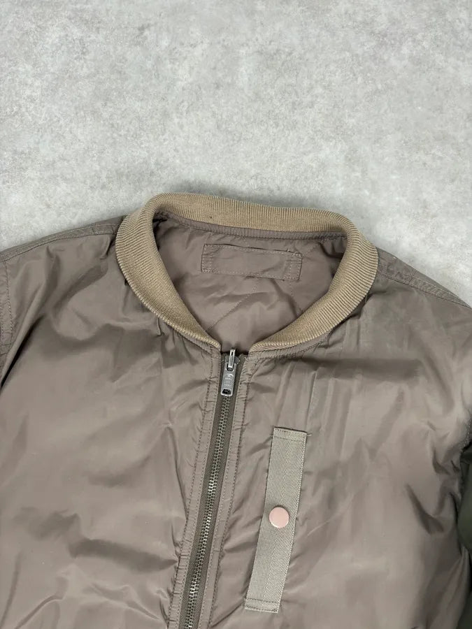 Marc Jacobs Reversible Beige Nylon Quilted Bomber Jacket kgOIbQI 7