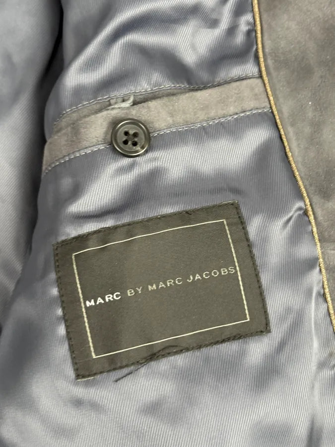 Marc Jacobs Grey Suede Leather Premium Jacket IynHRoS 9