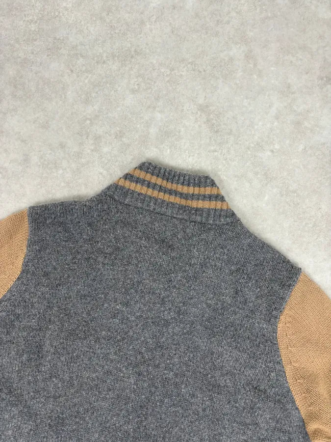 Marc Jacobs Grey Wool Contrast Sleeves Teddy Jacket gwUHWgU 6