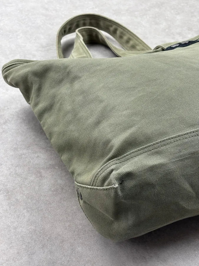 Marc Jacobs Khaki Canvas Logo Tote Bag RawSqsy 10
