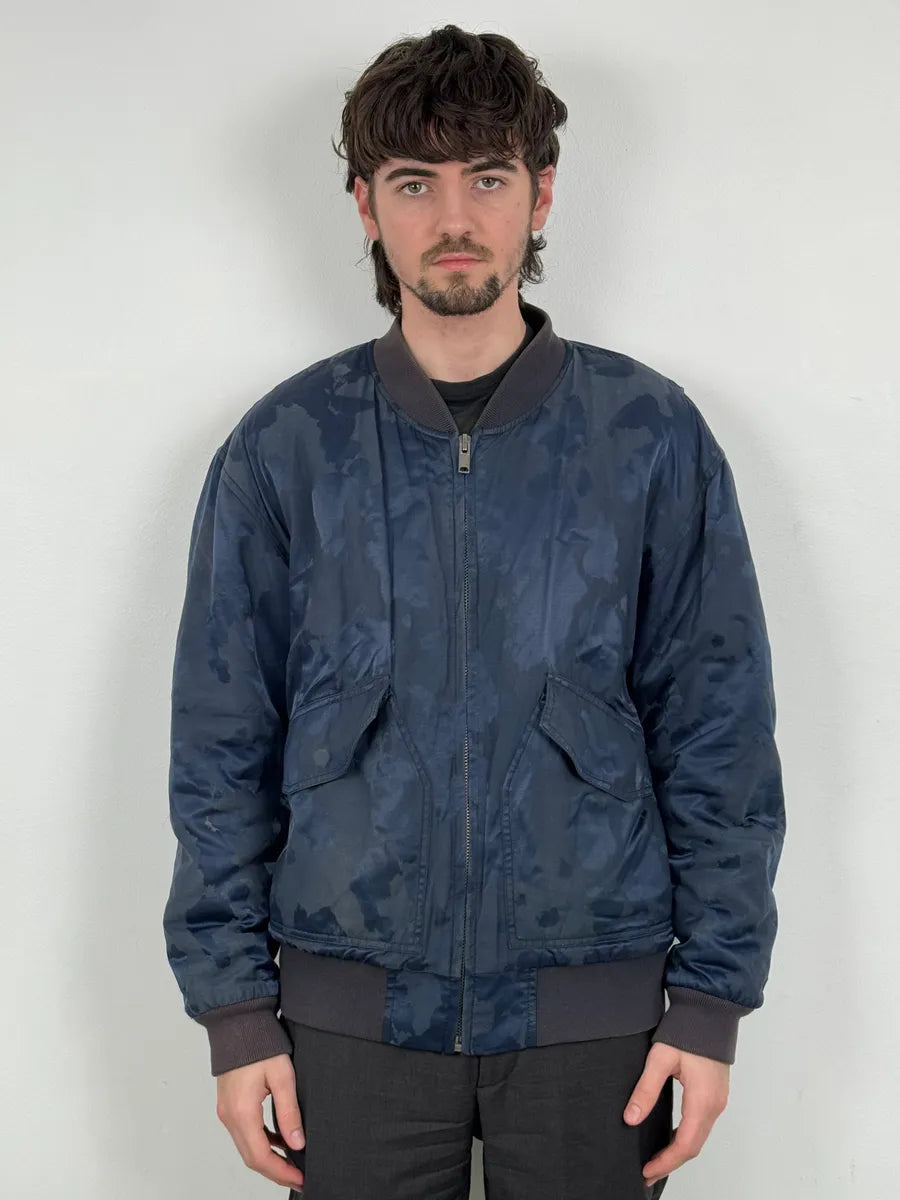 Marc Jacobs Navy Camo Cozy Bomber Jacket uDQLvRv 1
