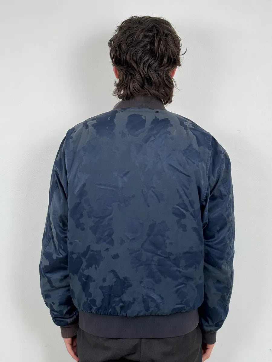 Marc Jacobs Navy Camo Cozy Bomber Jacket uDQLvRv 2