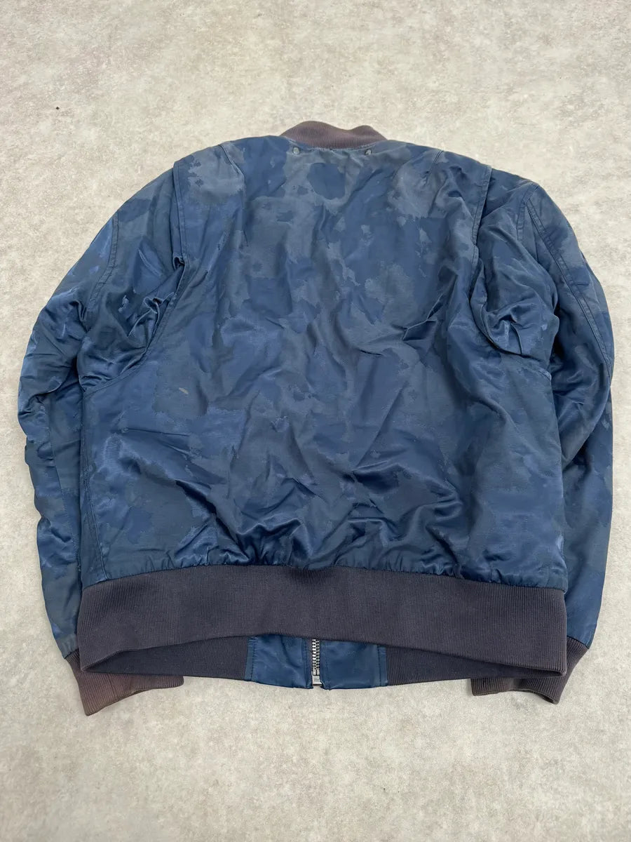 Marc Jacobs Navy Camo Cozy Bomber Jacket uDQLvRv 6