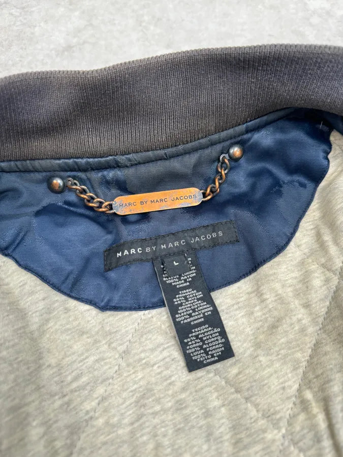 Marc Jacobs Navy Camo Cozy Bomber Jacket uDQLvRv 8